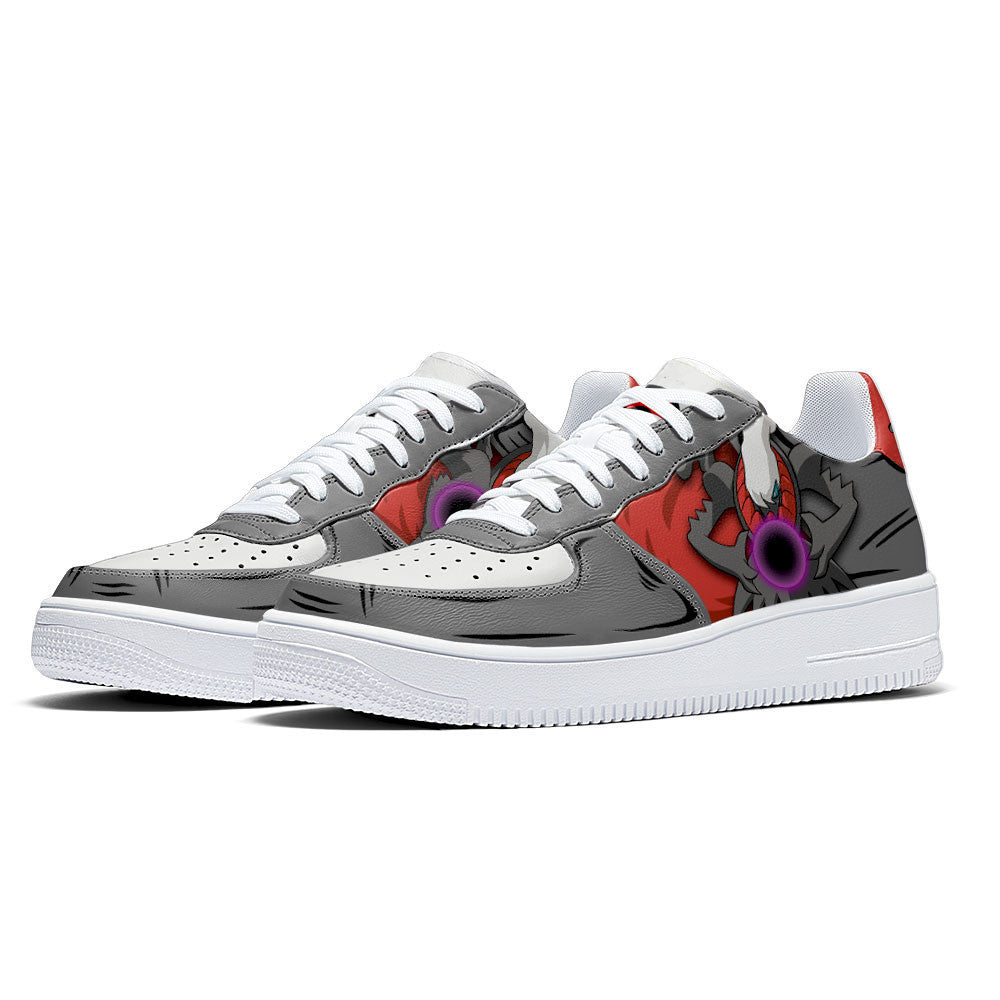 Baskets Anime Darkrai en Cuir Chaussures Basses Unisexes Anime Manga
