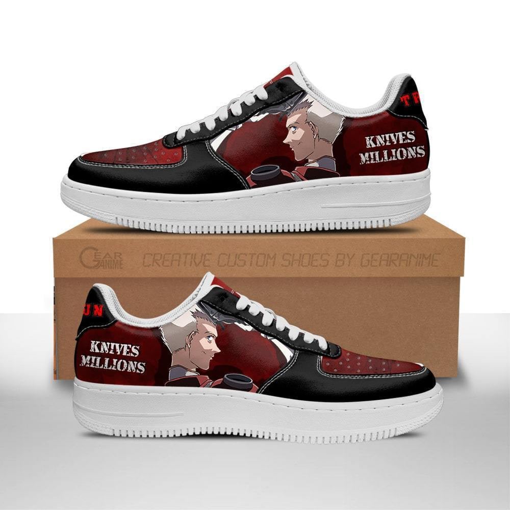 Baskets Anime Knives Millions en Cuir Chaussures Basses Unisexes Anime Manga