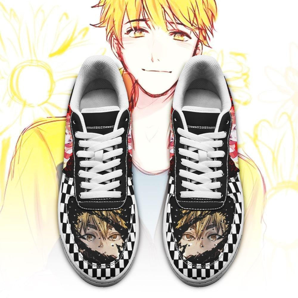 Baskets Anime Nagachika en Cuir Chaussures Basses Unisexes Anime Manga