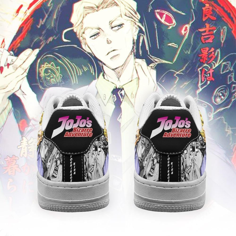 Baskets Anime Yoshikage Kira en Cuir Chaussures Basses Unisexes Anime Manga
