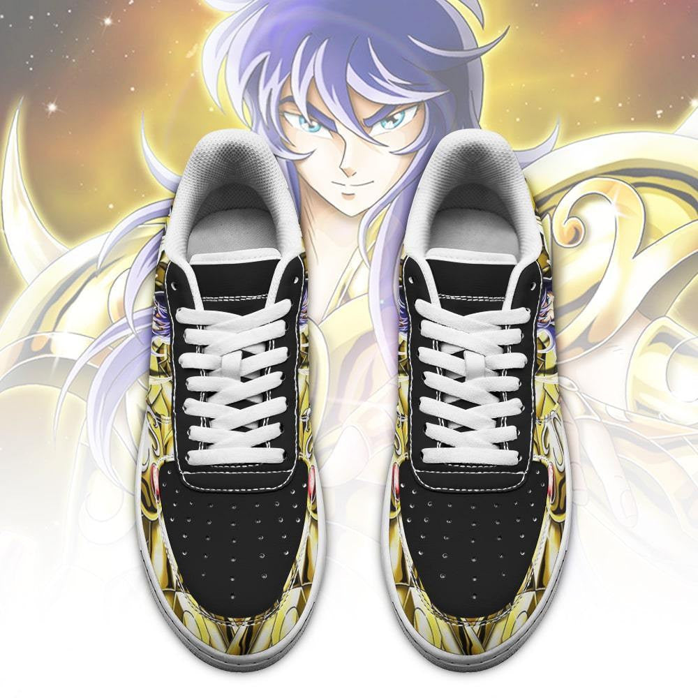Baskets Anime Scorpio Milo en Cuir Chaussures Basses Unisexes Anime Manga