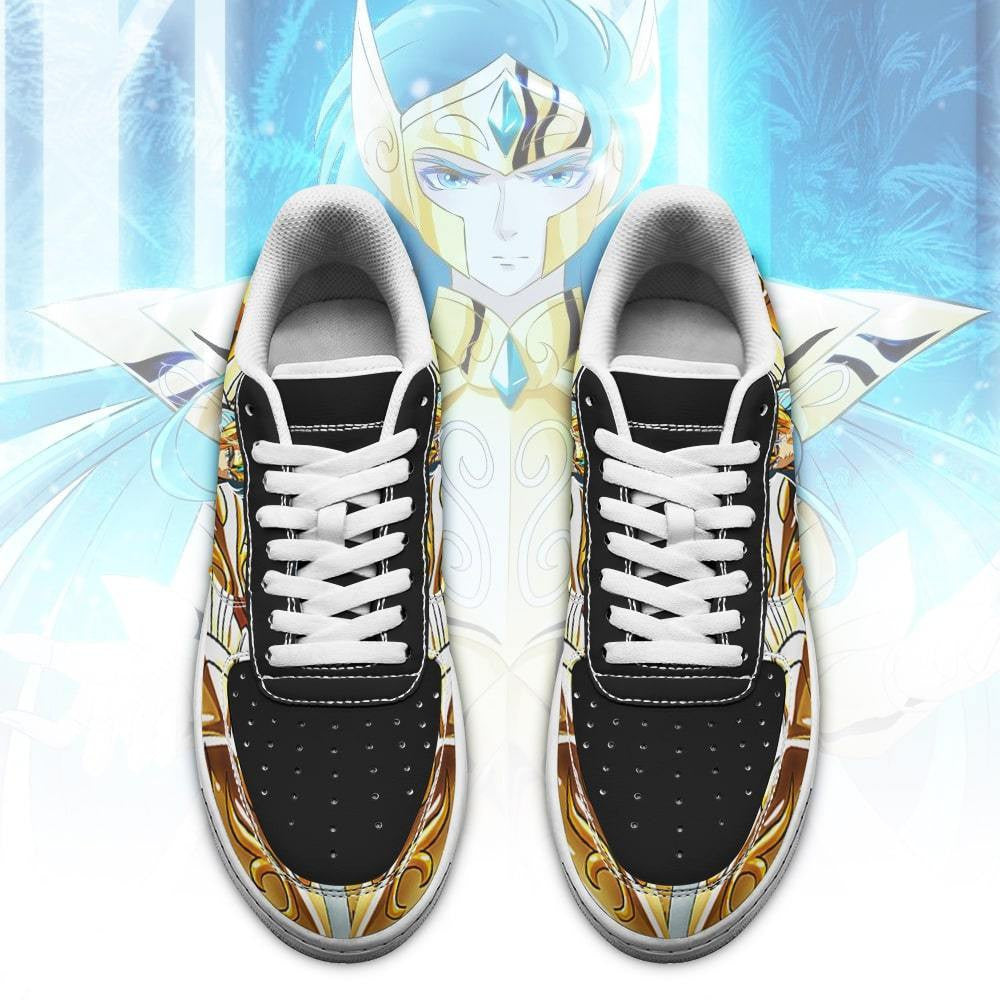Baskets Anime Aquarius Camus en Cuir Chaussures Basses Unisexes Anime Manga