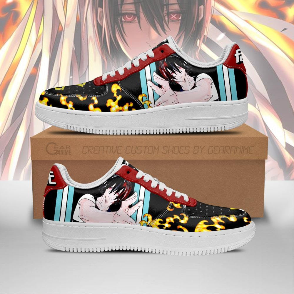 Baskets Anime Benimaru Shinmon en Cuir Chaussures Basses Unisexes Anime Manga