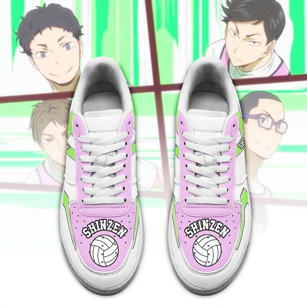 Baskets Anime Shinzen High en Cuir Chaussures Basses Unisexes Anime Manga