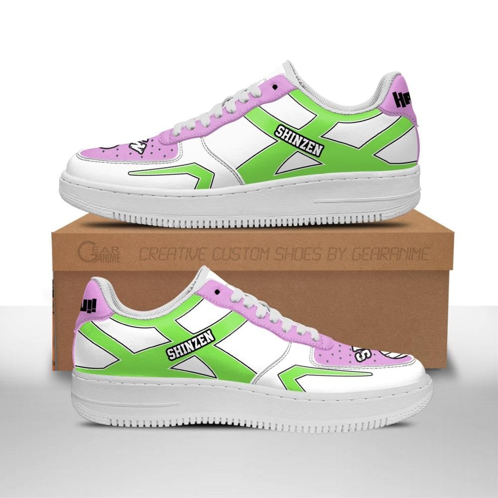 Baskets Anime Shinzen High en Cuir Chaussures Basses Unisexes Anime Manga