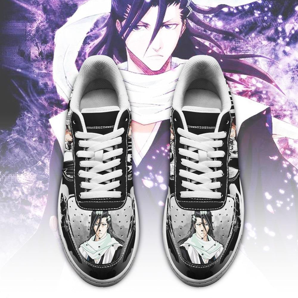 Baskets Anime Byakuya en Cuir Chaussures Basses Unisexes Anime Manga