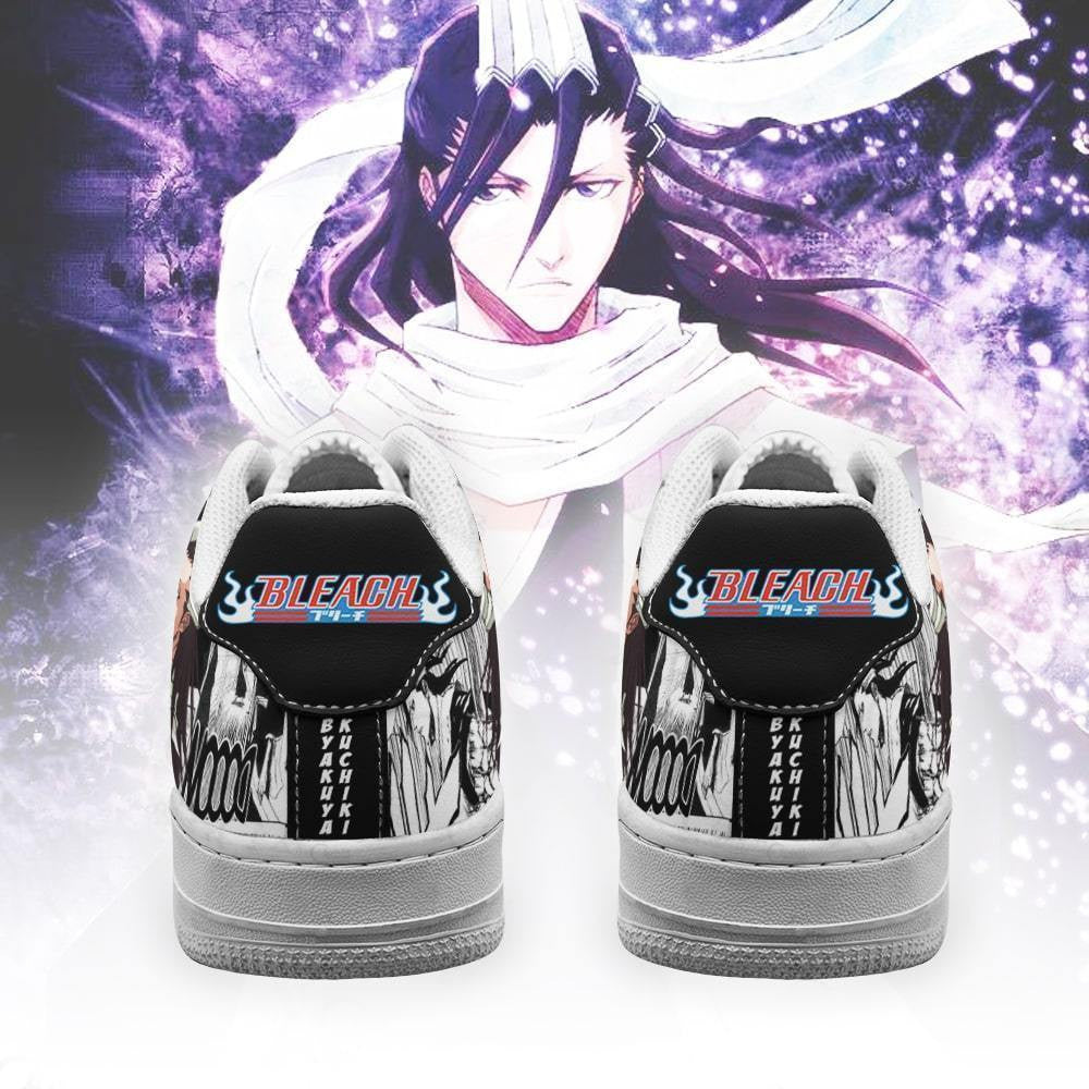 Baskets Anime Byakuya en Cuir Chaussures Basses Unisexes Anime Manga