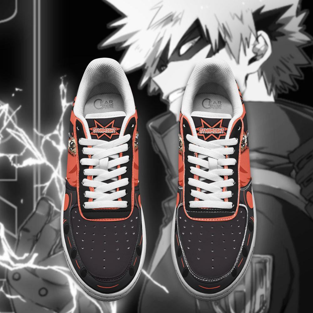Baskets Anime Musketeer Katsuki Bakugo en Cuir Chaussures Basses Unisexes Anime Manga