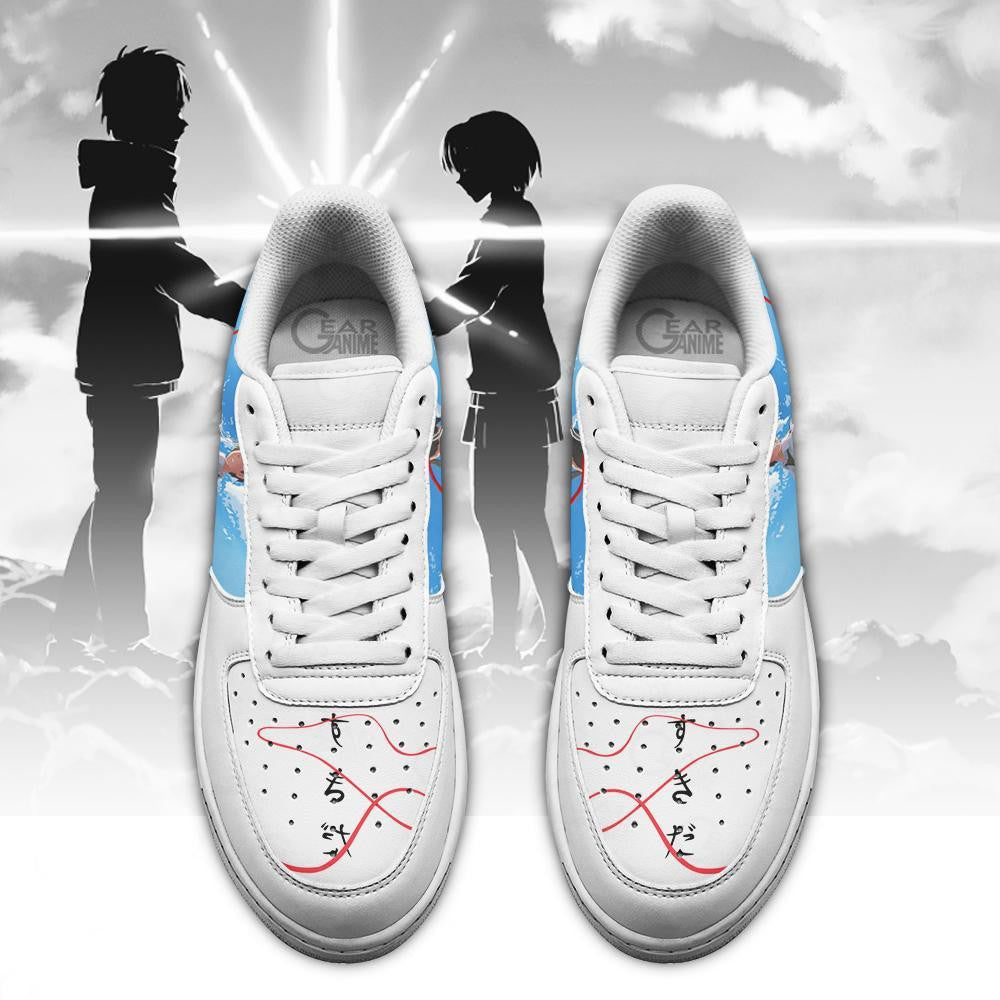 Baskets Anime Your Name Anime en Cuir Chaussures Basses Unisexes Anime Manga