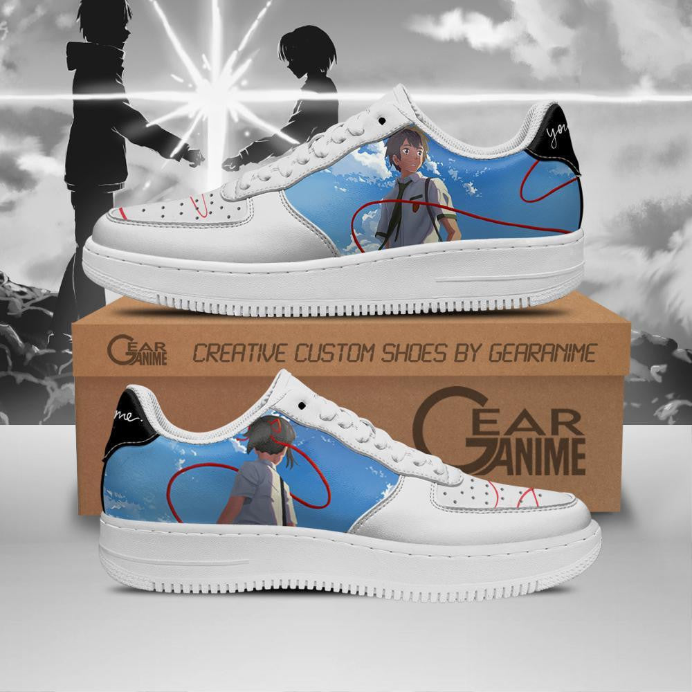 Baskets Anime Your Name Anime en Cuir Chaussures Basses Unisexes Anime Manga