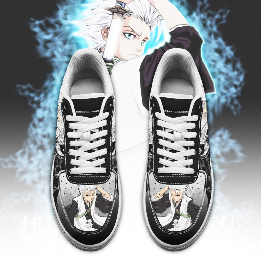 Baskets Anime Hitsugaya en Cuir Chaussures Basses Unisexes Anime Manga