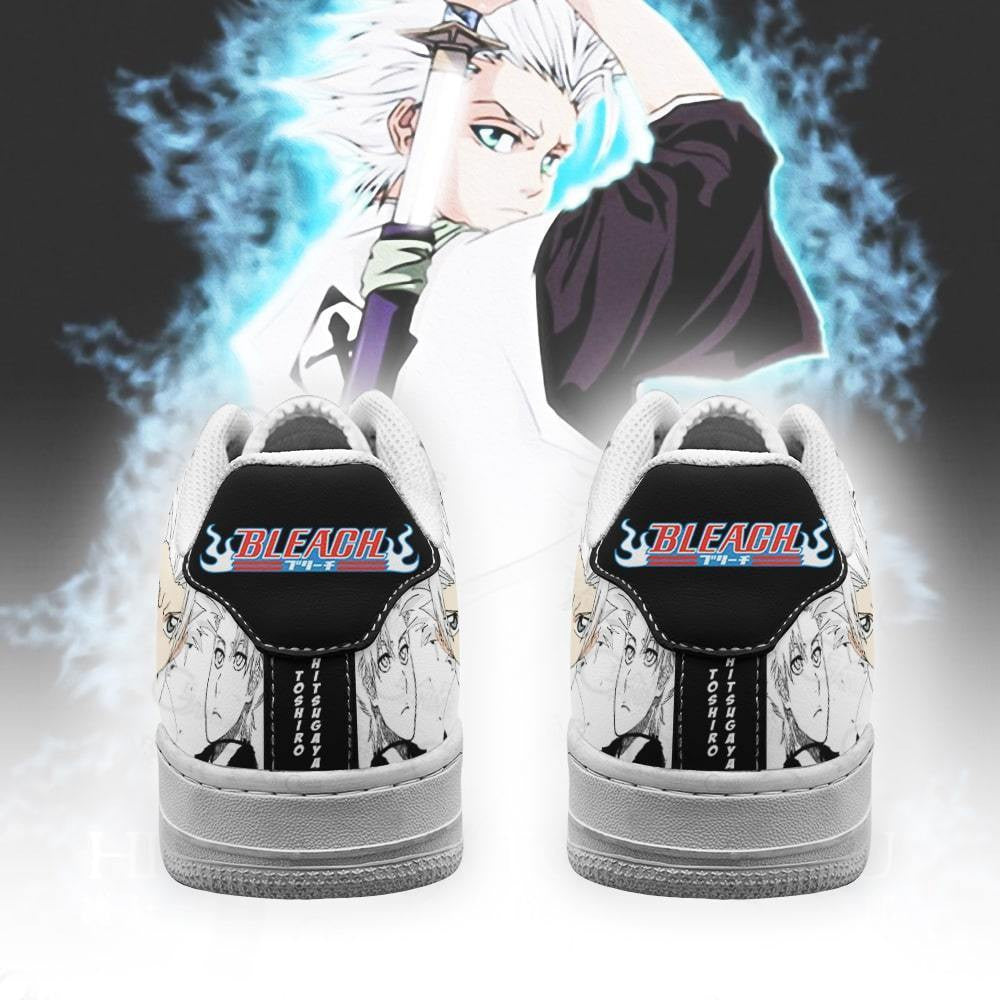 Baskets Anime Hitsugaya en Cuir Chaussures Basses Unisexes Anime Manga