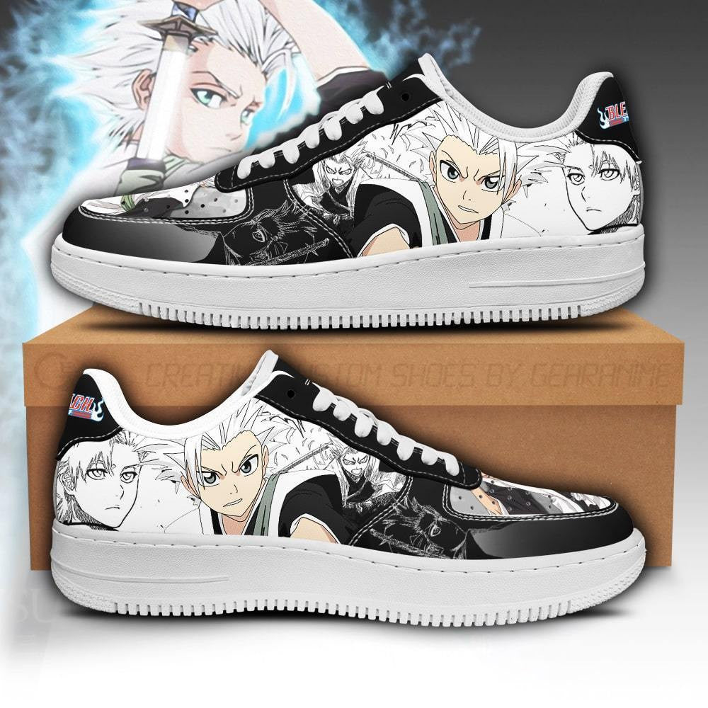 Baskets Anime Hitsugaya en Cuir Chaussures Basses Unisexes Anime Manga