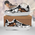 Baskets Anime AOT Bertholdt en Cuir Chaussures Basses Unisexes Anime Manga