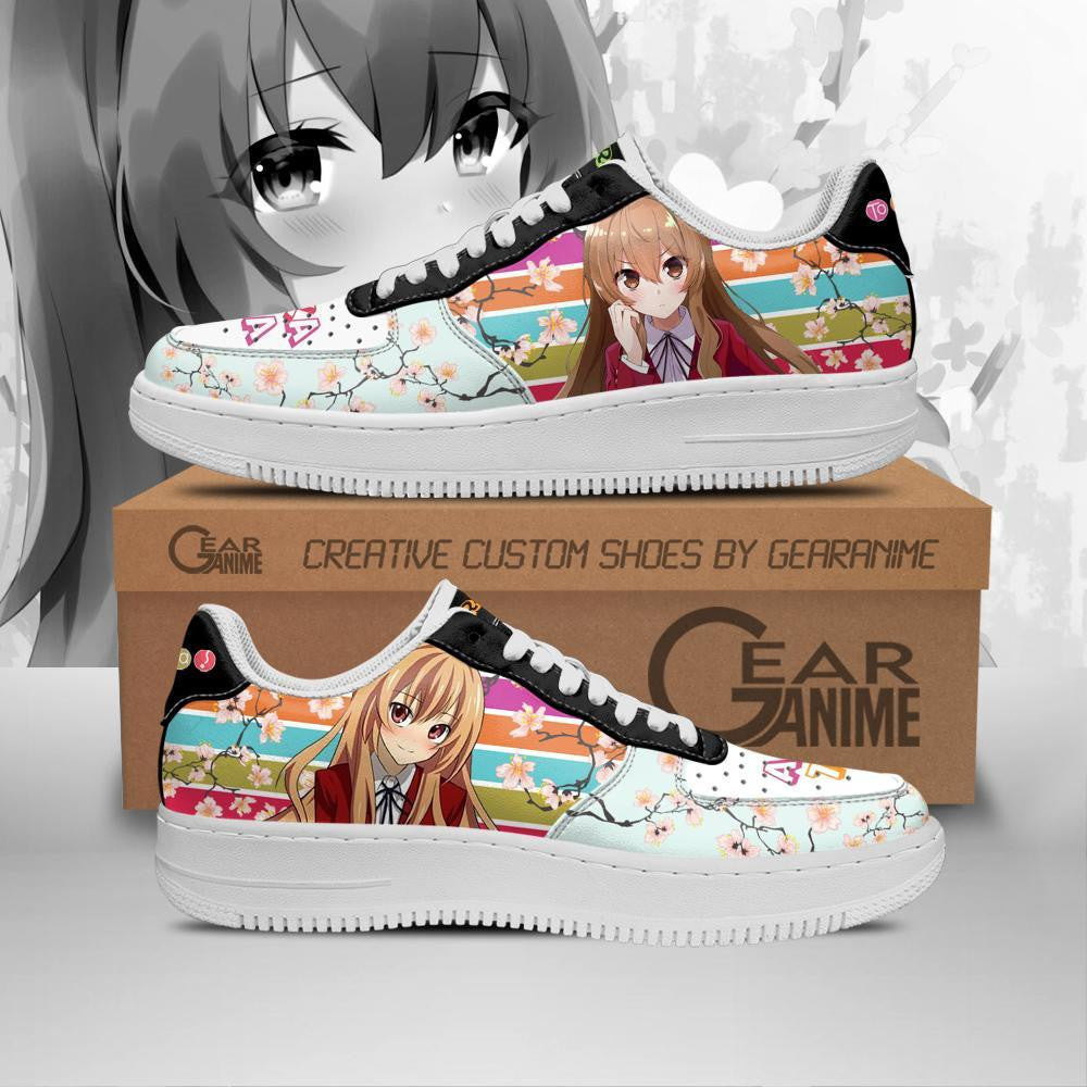 Baskets Anime Aisaka Taiga en Cuir Chaussures Basses Unisexes Anime Manga