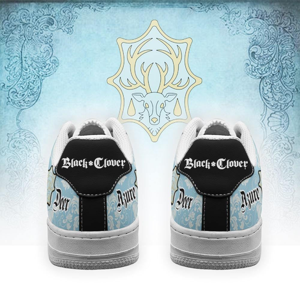 Baskets Anime Magic Knights Squad Azure Deer en Cuir Chaussures Basses Unisexes Anime Manga