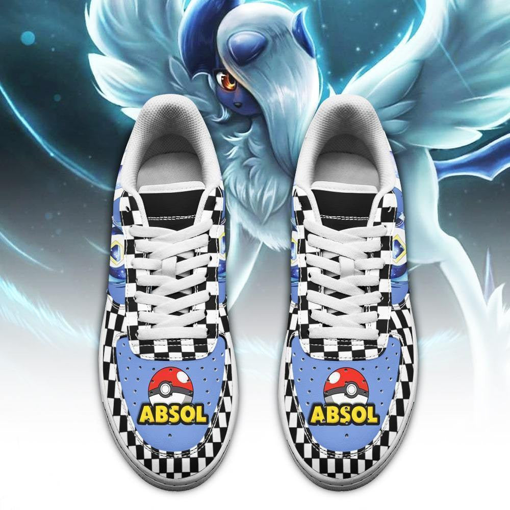 Baskets Anime Poke Absol en Cuir Chaussures Basses Unisexes Anime Manga