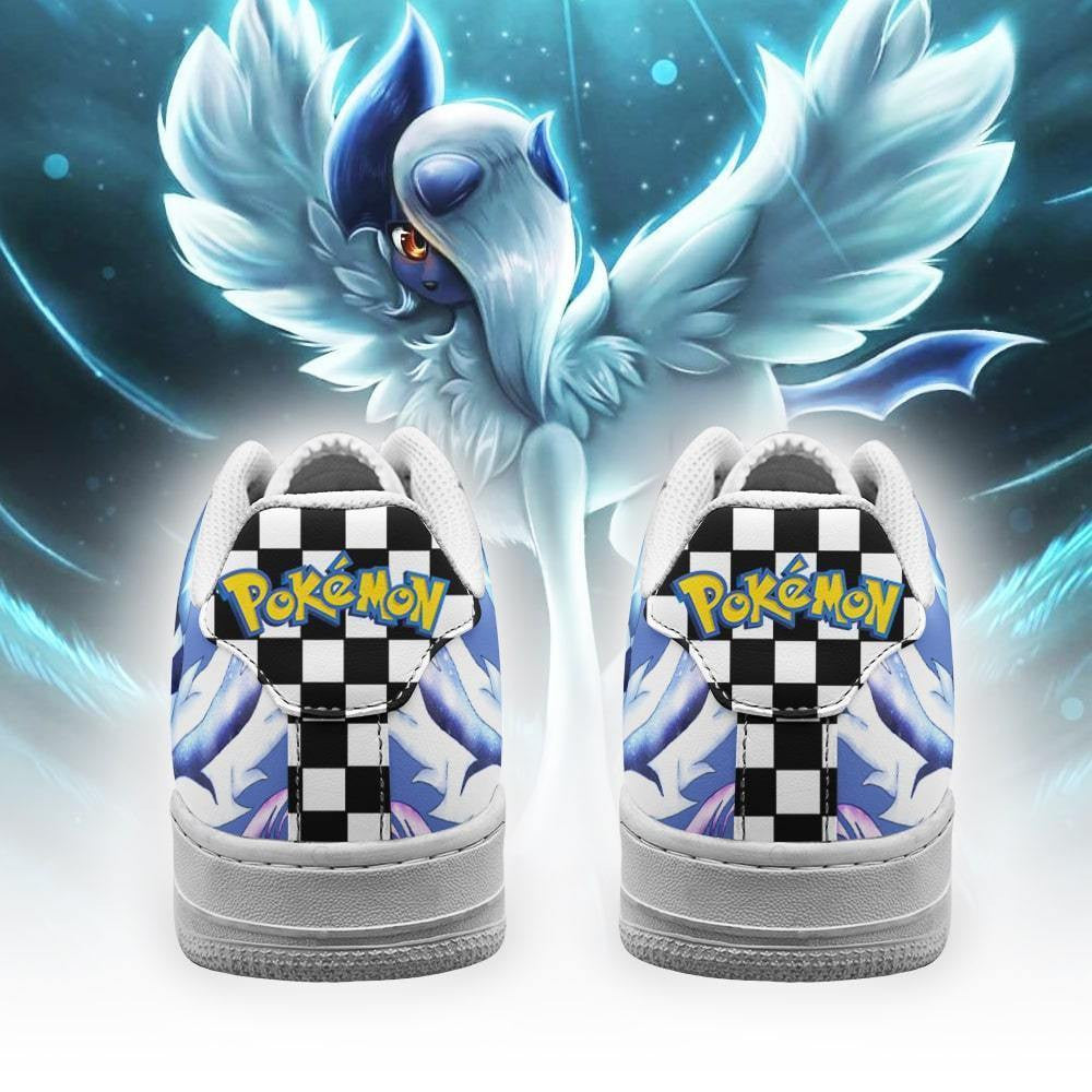 Baskets Anime Poke Absol en Cuir Chaussures Basses Unisexes Anime Manga