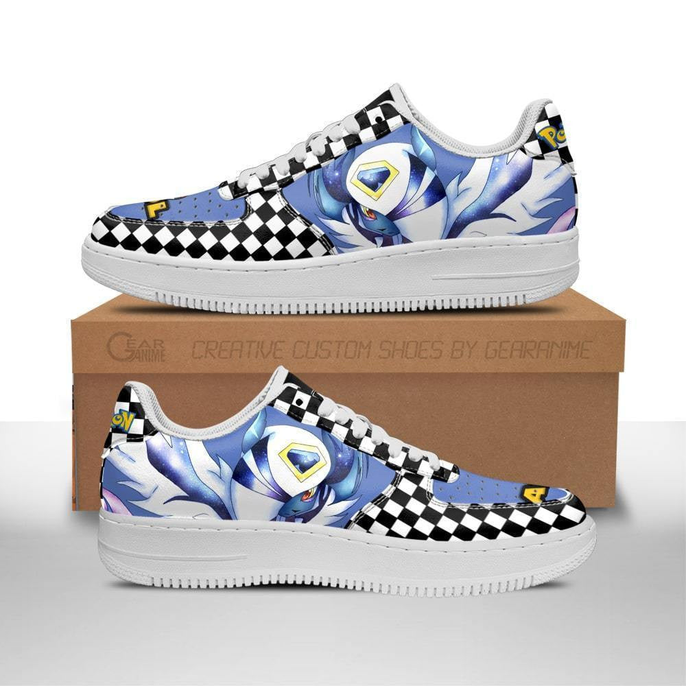 Baskets Anime Poke Absol en Cuir Chaussures Basses Unisexes Anime Manga