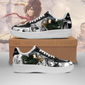 Baskets Anime AOT Mikasa en Cuir Chaussures Basses Unisexes Attack on Titan