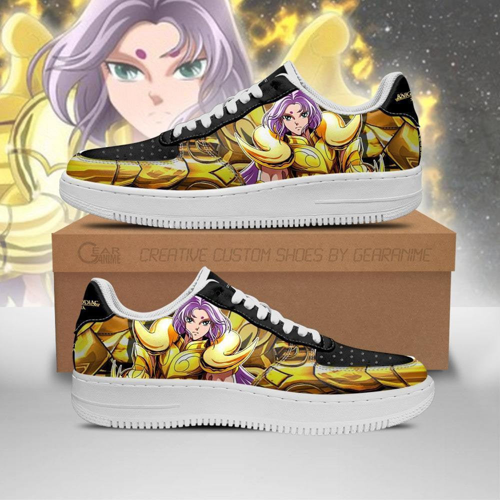Baskets Anime Aries Mu en Cuir Chaussures Basses Unisexes Anime Manga