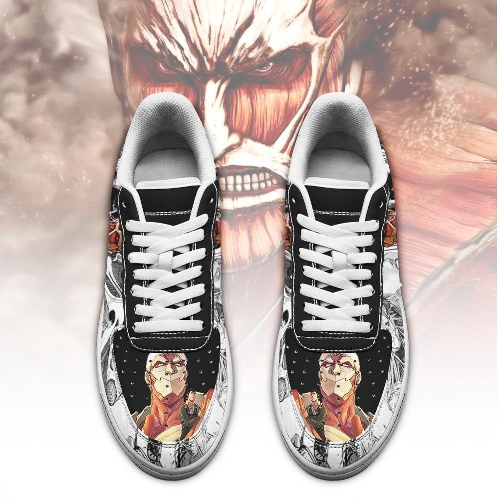 Baskets Anime Titan Giant en Cuir Chaussures Basses Unisexes Anime Manga