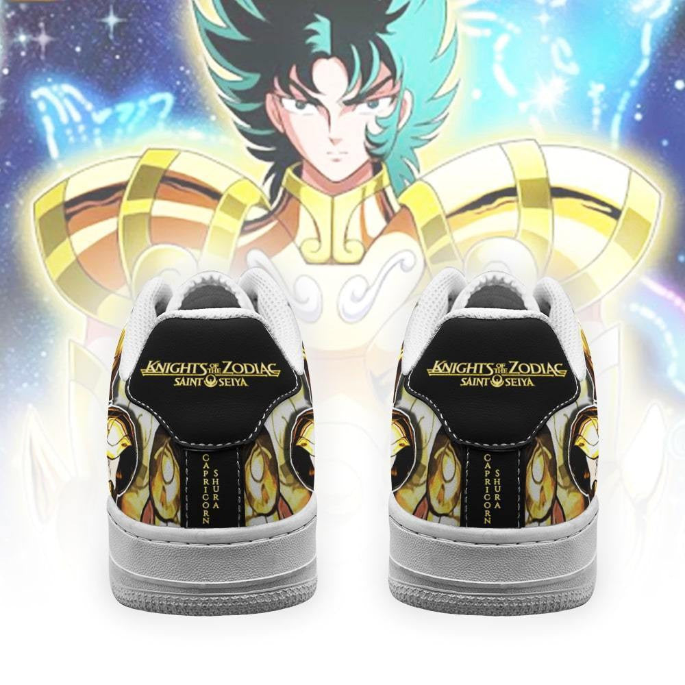 Baskets Anime Capricorn Shura en Cuir Chaussures Basses Unisexes Anime Manga