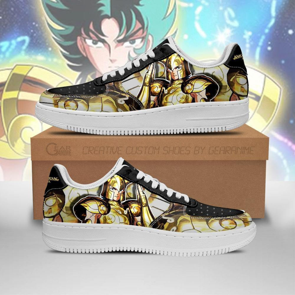 Baskets Anime Capricorn Shura en Cuir Chaussures Basses Unisexes Anime Manga