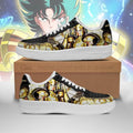 Baskets Anime Capricorn Shura en Cuir Chaussures Basses Unisexes Anime Manga