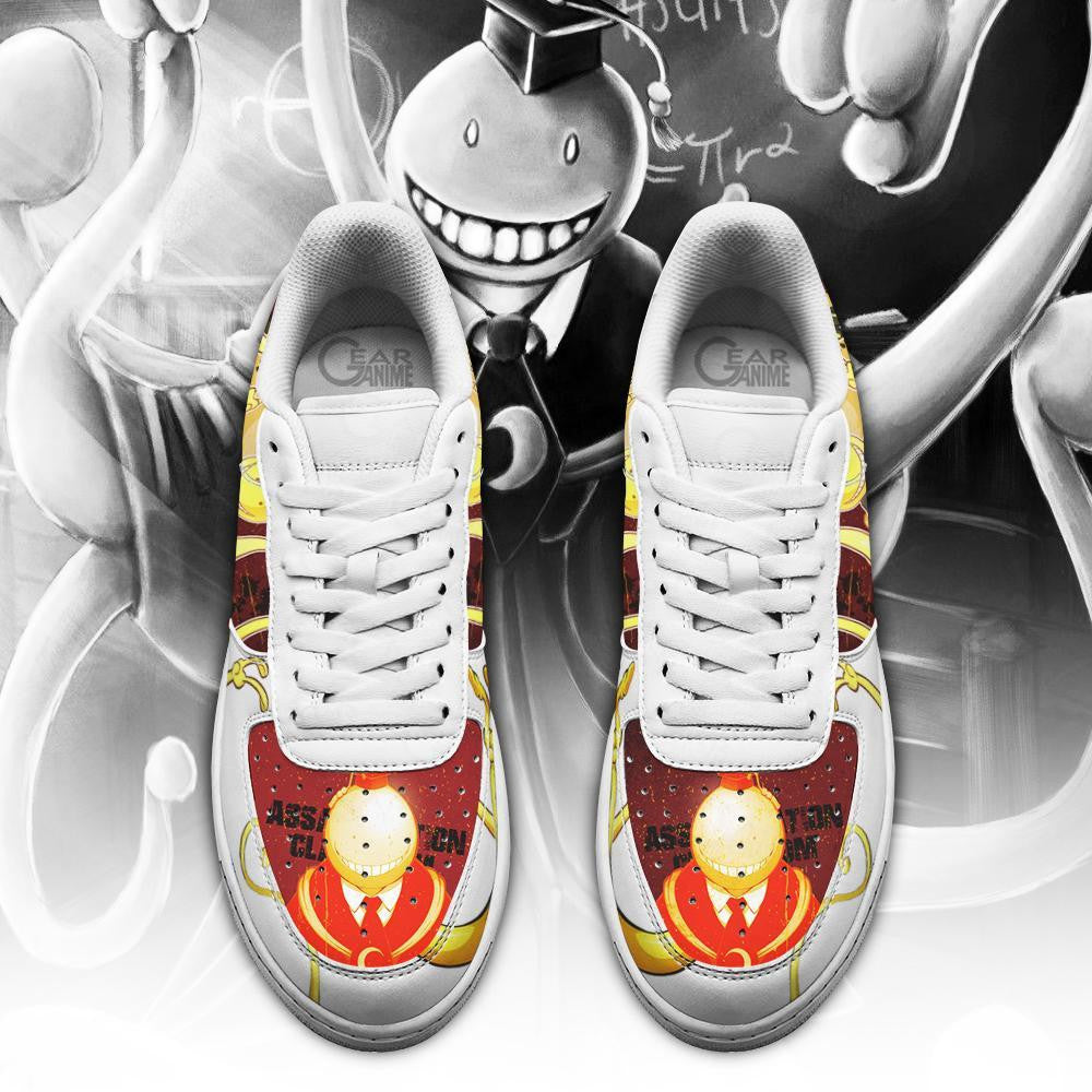 Baskets Anime Koro Sensei en Cuir Chaussures Basses Unisexes Anime Manga