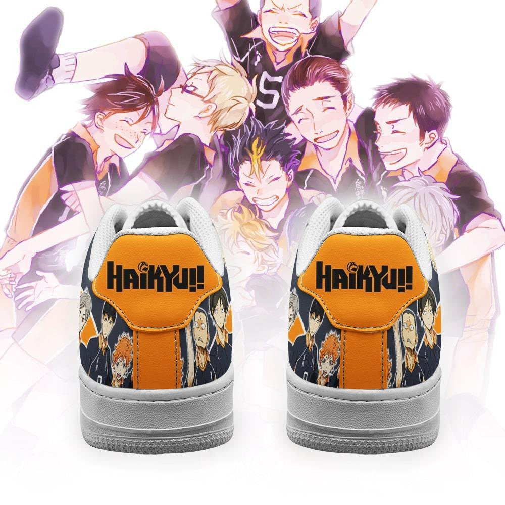 Baskets Anime Karasuno en Cuir Chaussures Basses Unisexes Anime Manga