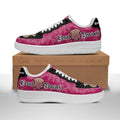 Baskets Anime Magic Knights Squad Coral Peacock en Cuir Chaussures Basses Unisexes Anime Manga