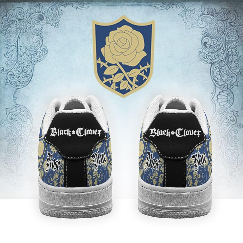Baskets Anime Magic Knights Squad Blue Rose en Cuir Chaussures Basses Unisexes Anime Manga