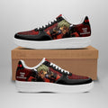 Baskets Anime Trigun Shoes Vash The Stampede Force Lows en Cuir Chaussures Basses Unisexes Anime Manga