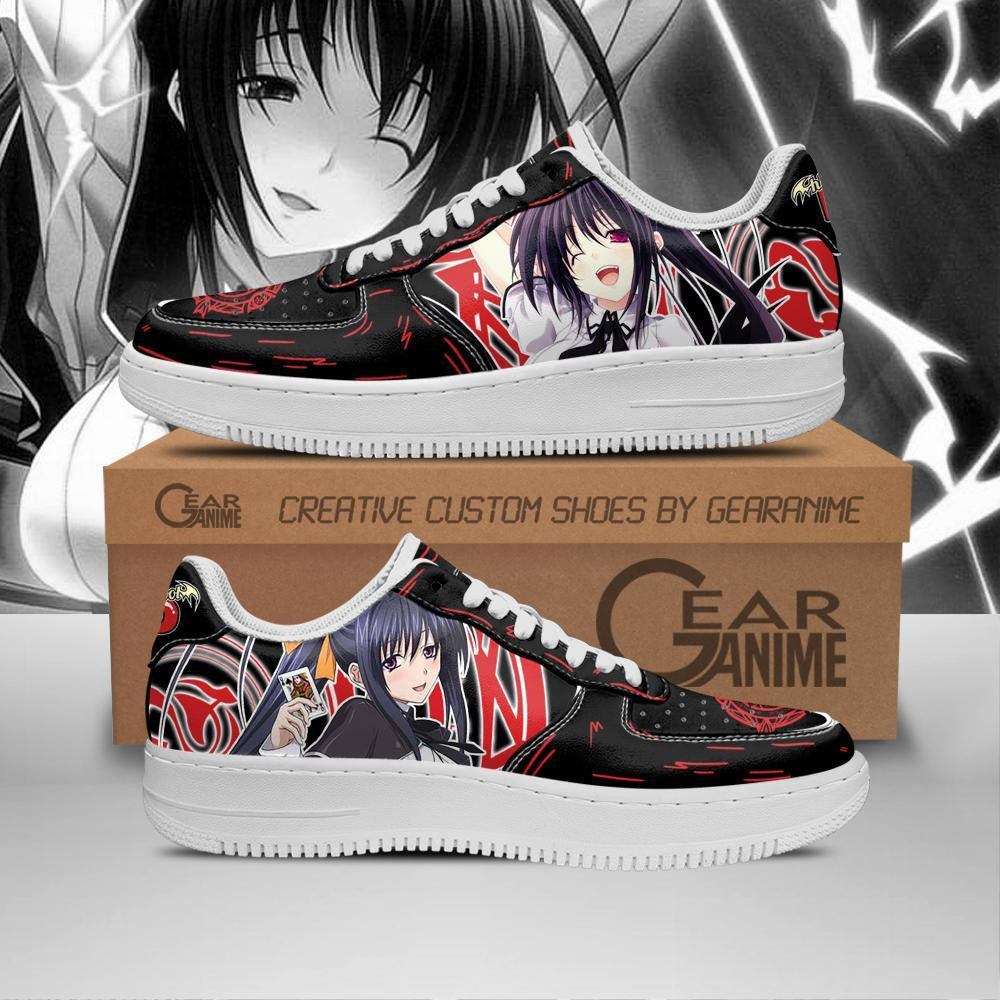 Baskets Anime DxD Akeno en Cuir Chaussures Basses Unisexes Anime Manga
