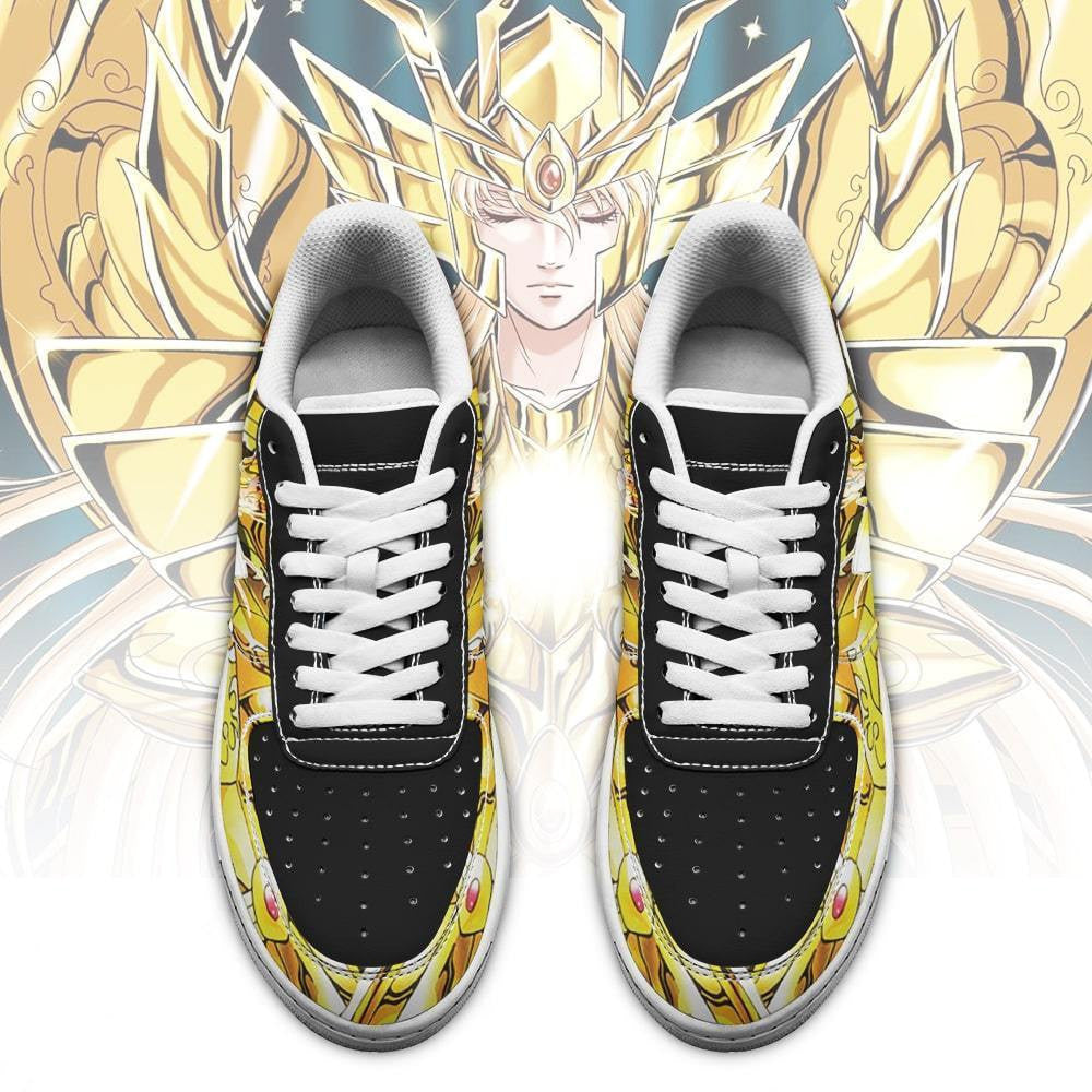 Baskets Anime Virgo Shaka en Cuir Chaussures Basses Unisexes Anime Manga