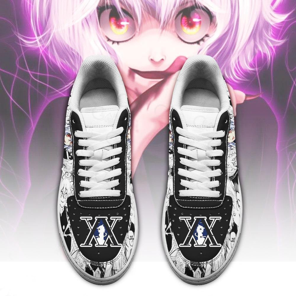 Baskets Anime Neferpitou en Cuir Chaussures Basses Unisexes Anime Manga