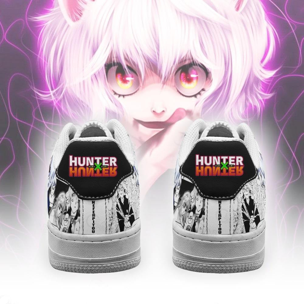 Baskets Anime Neferpitou en Cuir Chaussures Basses Unisexes Anime Manga
