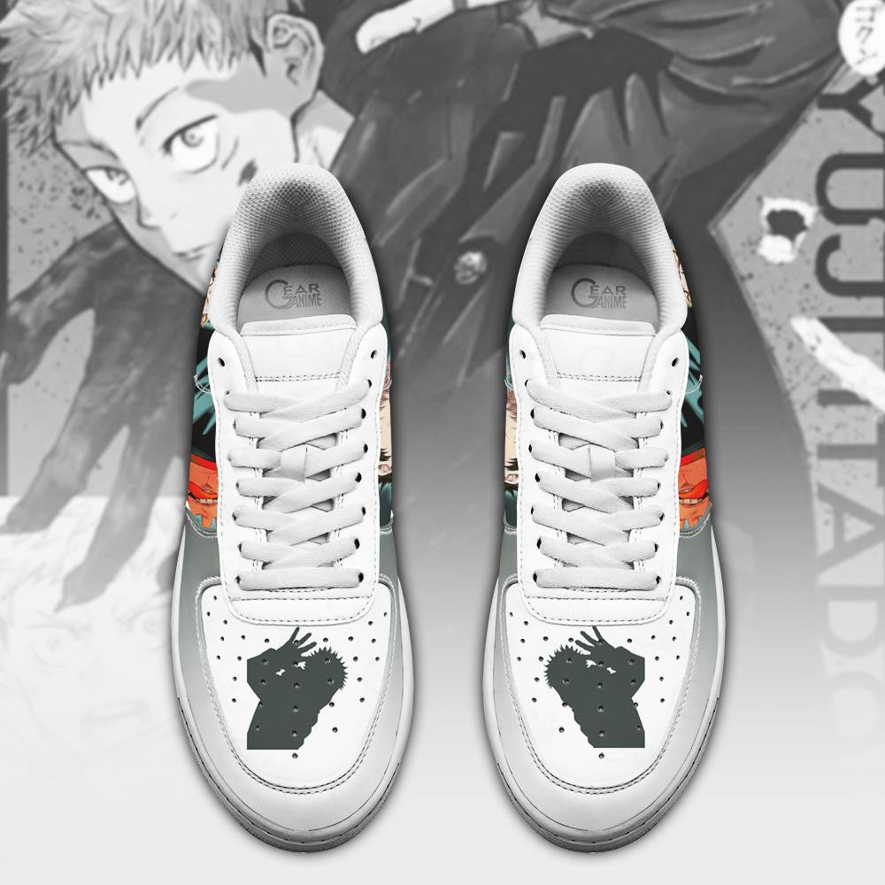 Baskets Anime Itadori Yuuji en Cuir Chaussures Basses Unisexes Anime Manga