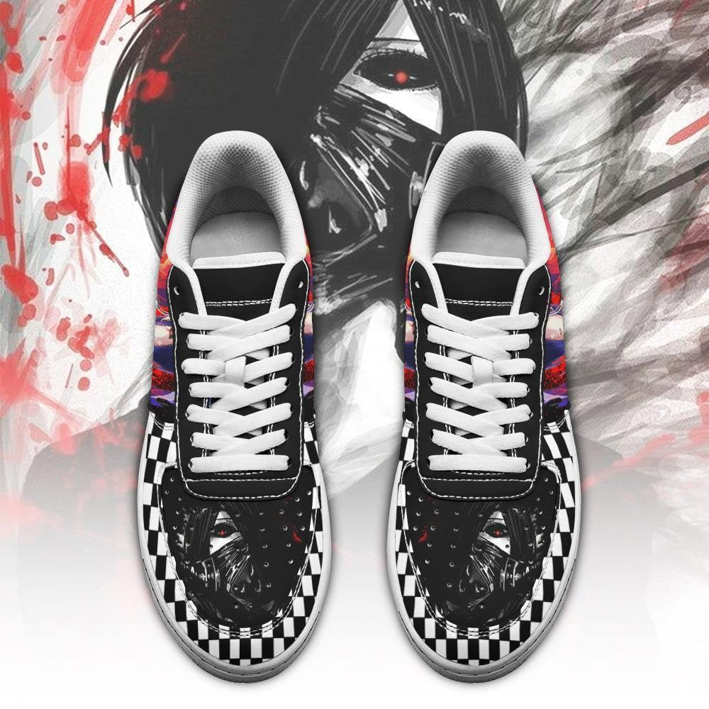 Baskets Anime Touka en Cuir Chaussures Basses Unisexes Anime Manga