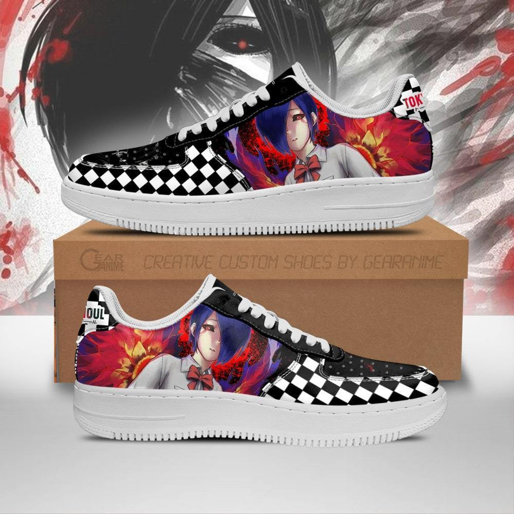 Baskets Anime Touka en Cuir Chaussures Basses Unisexes Anime Manga