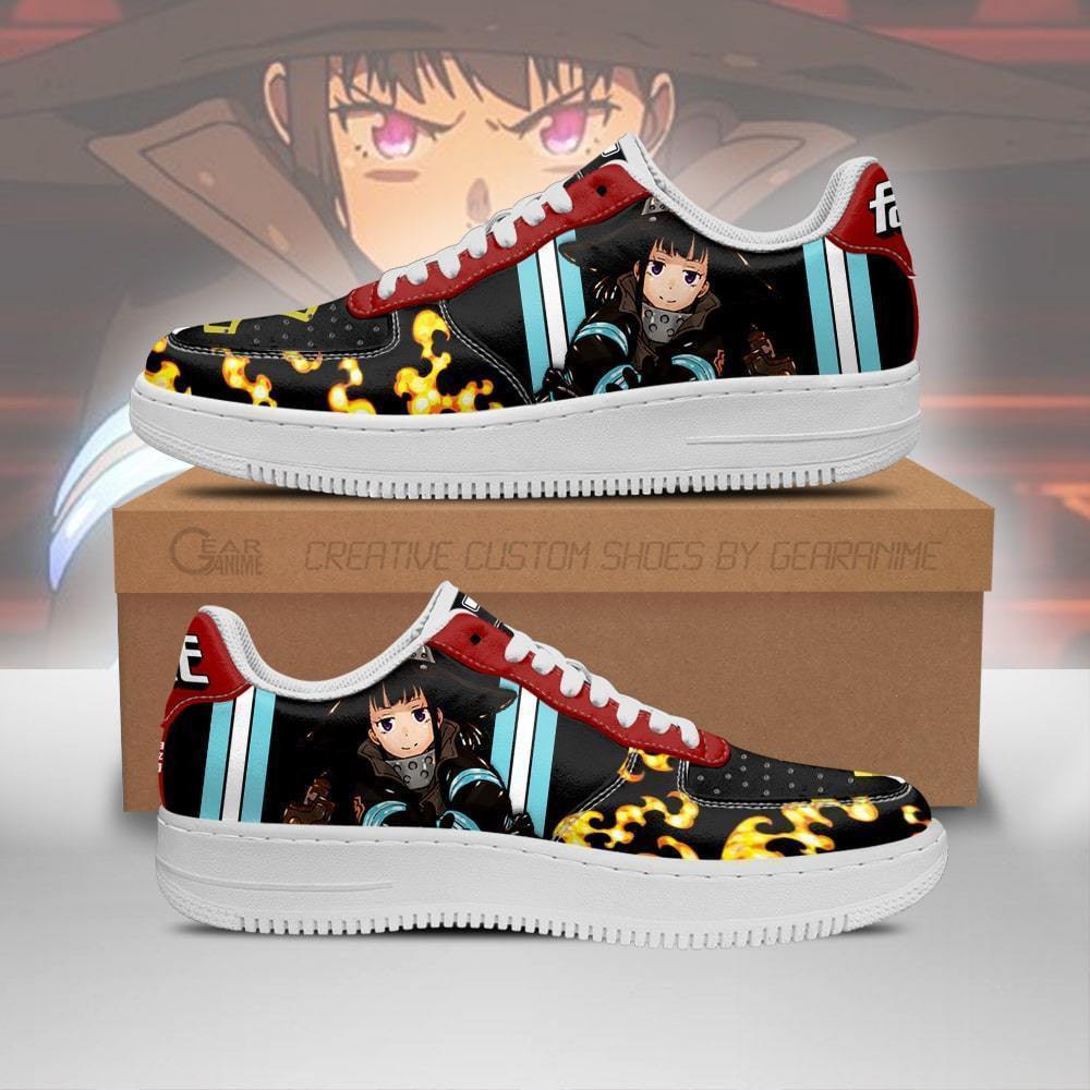 Baskets Anime Maki Oze en Cuir Chaussures Basses Unisexes Anime Manga