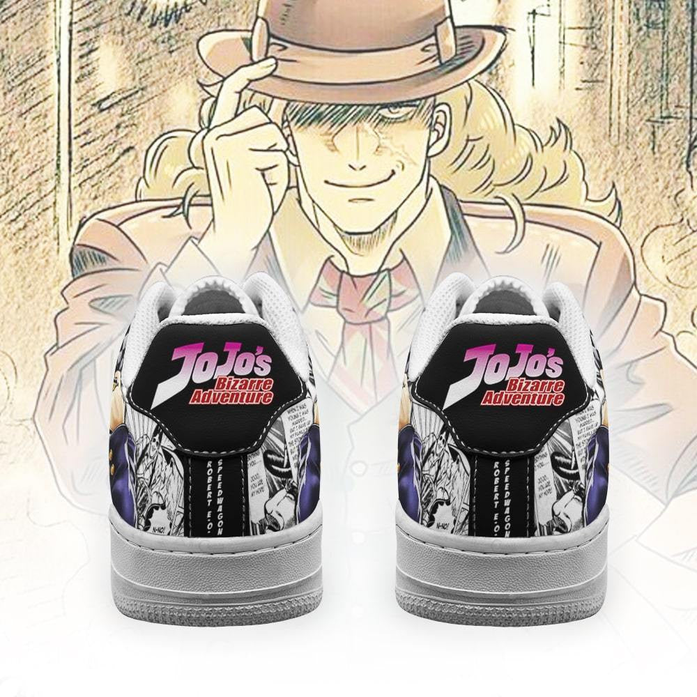 Baskets Anime Robert Speedwagon en Cuir Chaussures Basses Unisexes Anime Manga