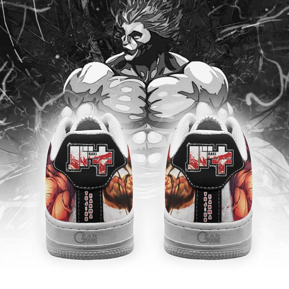 Baskets Anime Yujiro Hanma en Cuir Chaussures Basses Unisexes Anime Manga
