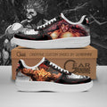 Baskets Anime Yujiro Hanma en Cuir Chaussures Basses Unisexes Anime Manga