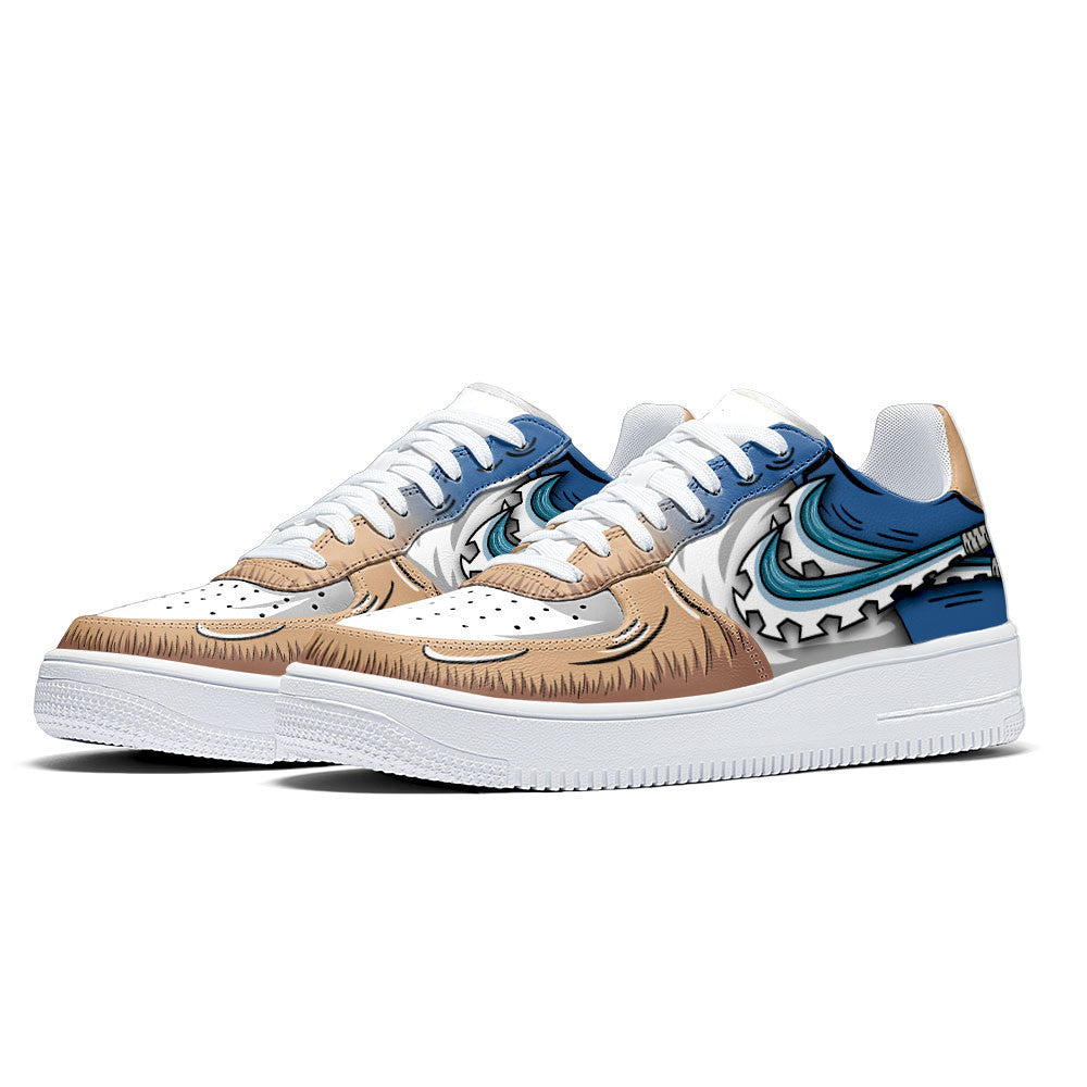 Baskets Anime Inosuke Skills en Cuir Chaussures Basses Unisexes Anime Manga