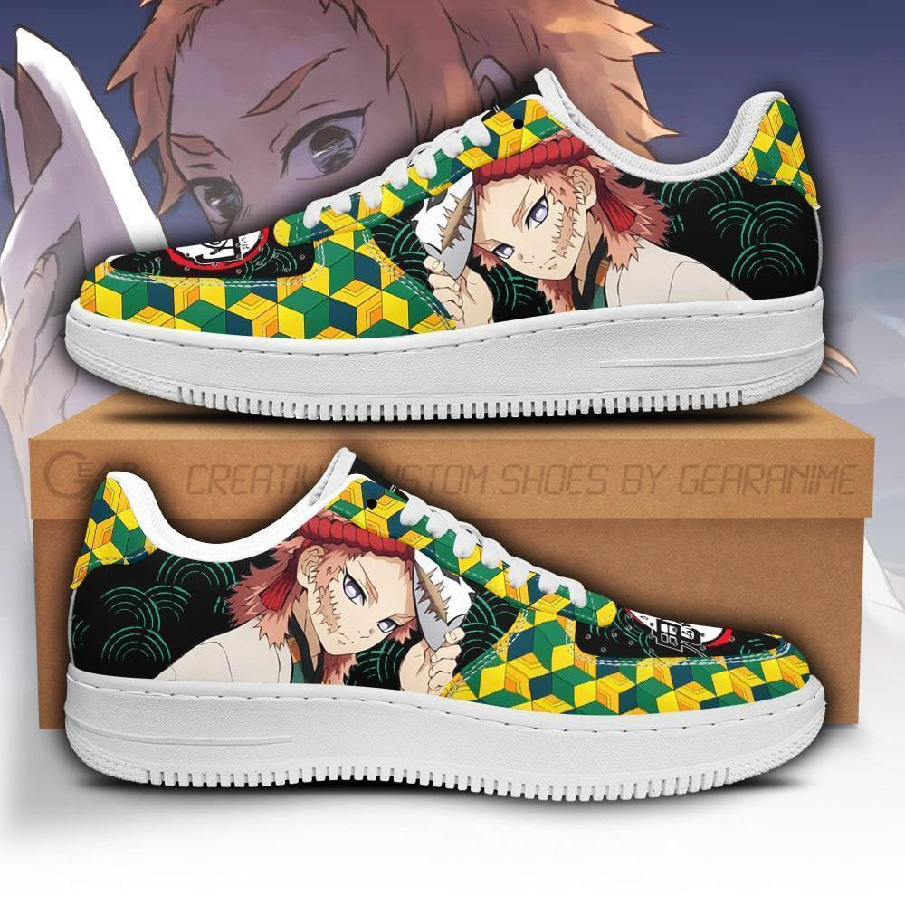 Baskets Anime Sabito en Cuir Chaussures Basses Unisexes Anime Manga