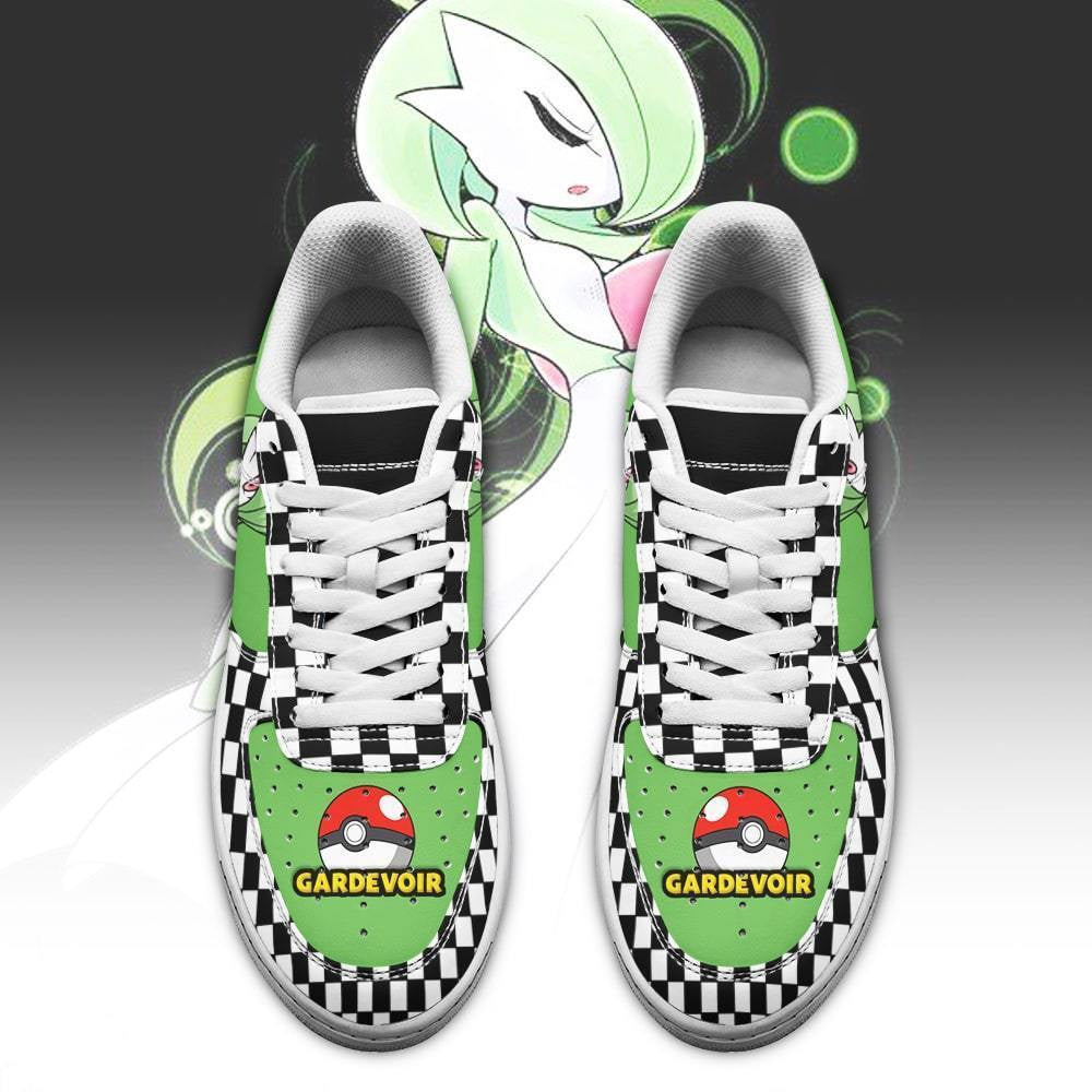 Baskets Anime Poke Gardevoir en Cuir Chaussures Basses Unisexes Anime Manga