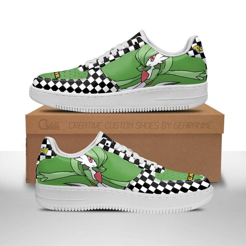 Baskets Anime Poke Gardevoir en Cuir Chaussures Basses Unisexes Anime Manga