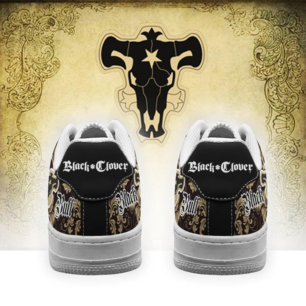 Baskets Anime Magic Knights Squad Black Bull en Cuir Chaussures Basses Unisexes Anime Manga